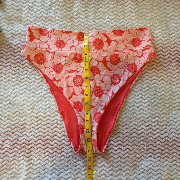 Aerie Pink Floral Bikini Bathing Suit Tops and Bottom - Size XL - XXL - Picture 10 of 12